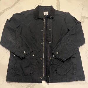 Old Navy Black Chore Jacket Men’s Size Large Detroit Carhartt Style VTG Y2K Nice